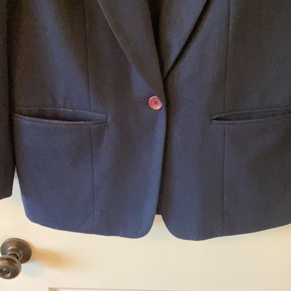 Vintage Pendleton Wool Blazer - Navy Blue - Picture 5 of 7